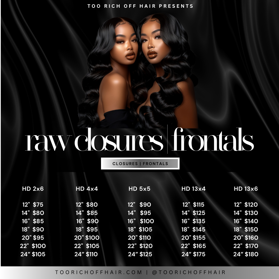 RAW CLOSURES & FRONTALS